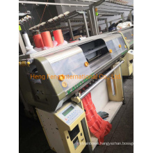 Kauo Heng Kh-313j -14 Gauge 40 Inch with Sami Jacquard Flat Knitting Machine Year 2002-2005 Collar scarf Sock Knitting Machine for Sale